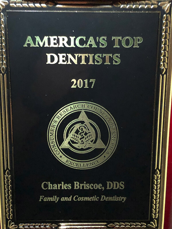 America's Top Dentists 2017 - Dr. Charles Briscoe