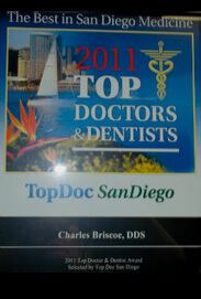 2011 Top Doctors & Dentists in San Diego - Charles Briscoe DDS