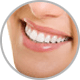 Close up of woman smiling with white teeth